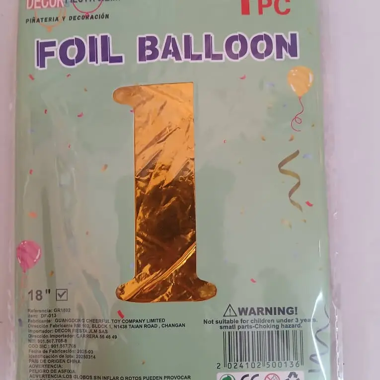 Número 1 (18")'s photo #1